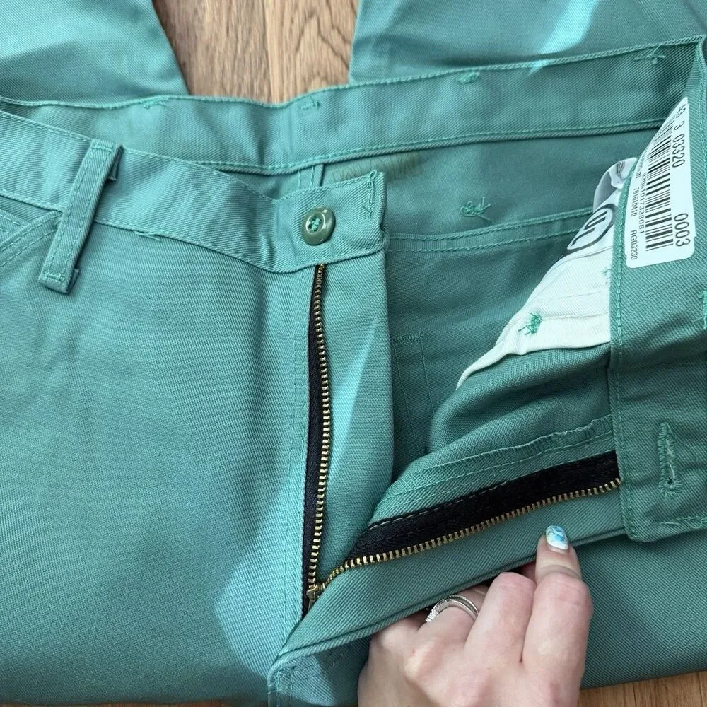 Bulwark RG03230 FR CAT 2 Pants 40x30 Green ATPV 12 NFPA 2112 NWOT Welder Molton